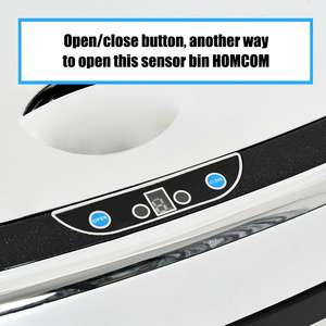 HOMCOM Sensor Bin 68L Automatic Kitchen Waste - Silver by HOMCOM