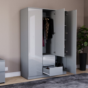 Vida Designs Glinton 3 Piece FSC Bedroom Set - Grey by Vida Designs