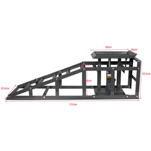 Switzer Lift 2 Ton Hydraulic Vehicle Car Ramp - Grey by SwitZer