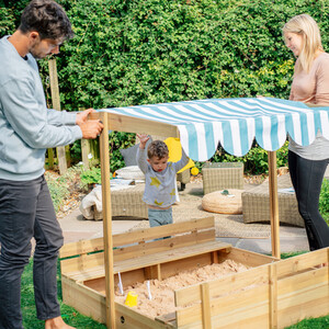 Wooden Sandpit with Canopy - Natural by Plum
