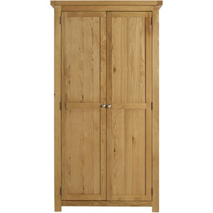 Wooden Furniture Set Wardrobe Chest of Drawers Bedside Woburn - Brown by Birlea