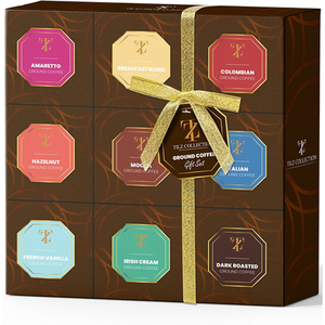 9 Flavoured Ground Coffee For Cafetiere - Red by Tilz