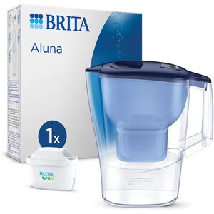 Brita Aluna 2.4L Water Filter Jug including 1 Maxtra Pro cartridge - Blue by Brita