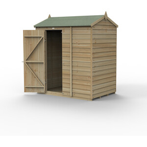 4LIFE Reverse Apex Shed 6x4 by Forest Garden
