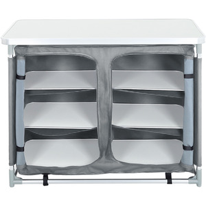 Portable Camping Kitchen Table with Storage Cabinet by Kidkid