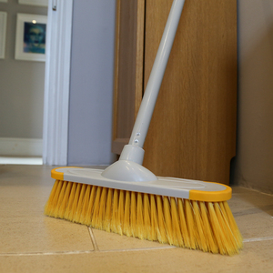 Brights Soft Indoor Broom - Yellow by Charles Bentley