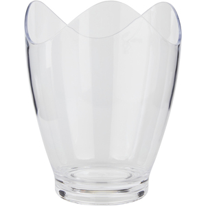 BarCraft Clear Acrylic Drinks Pail Wine Bucket, Labelled - Clear by BarCraft