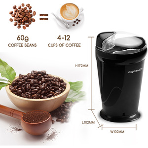 Electric Coffee Grinder - Black by Aigostar