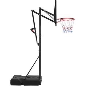 Height Adjustable Basketball Hoop for Teenagers and Adults - Blue by Yaheetech