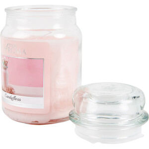 True Aroma Large Mason Jar Candle - Candyfloss Clouds by True Aroma