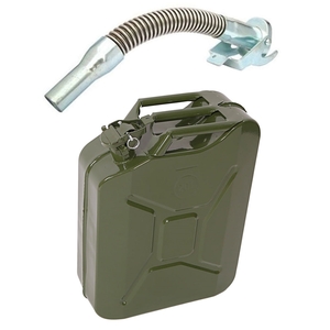 20L British Army Style Fuel Oil Can - Green - Green by GW Brands