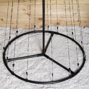 Christmas Pyramid Tree with 580 White and Warm White LEDs - White by Samuel Alexander