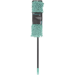 Turquoise Super-Absorbent Chenille Extendable Flat Floor Mop - Teal by JVL