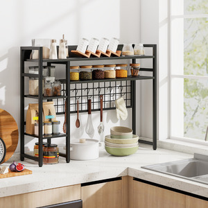 Desktop Display Rack - Black by Costway