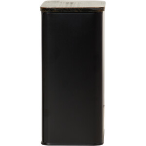 Malmo Rectangular Canister - Black / Tea
