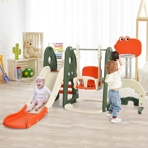 5 in 1 Climber Slide Playset by Costway
