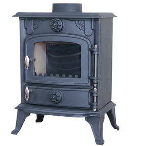 5KW Single Woodbuner Stove - Black by HEATSURE