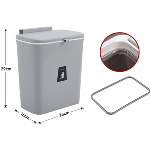 Kitchen Compost Waste Bin Hanging Trash Can by Livingandhome