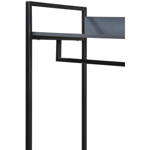 Alva Open Wardrobe 3 Piece Bedroom Set - Dark Grey by Swish Furniture