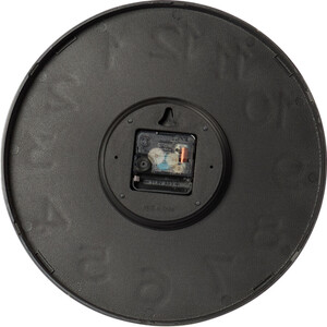 Black & Gold Numeral Clock - Black