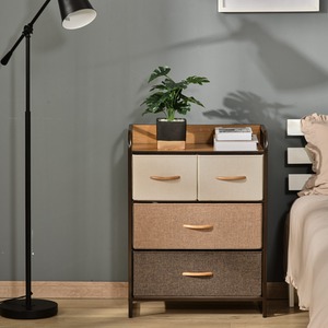 HOMCOM Drawers Storage Tower Dresser - Multicoloured by HOMCOM