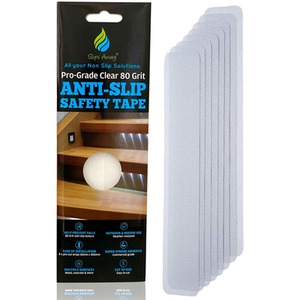 Anti Slip Tape Pre Cut Treads in Clear - Clear by Slips Away