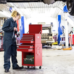 6-Drawer Rolling Tool Chest Tool Storage Cabinet by Costway