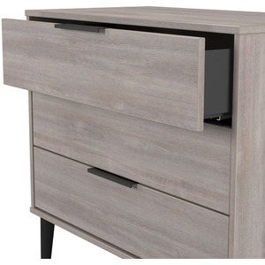 Tulsa Ready Assembled 3 piece Furniture Pack - Grey Oak