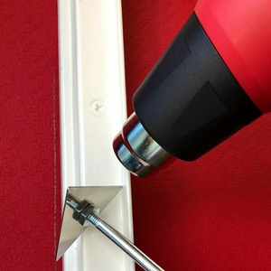 Lumberjack 1800W Adjustable Temperature Hot Air Heat Gun Blower Paint Striping - Red by Lumberjack