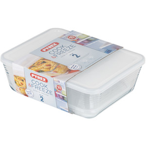 Pyrex Cook and Freeze Two Piece Set by Pyrex