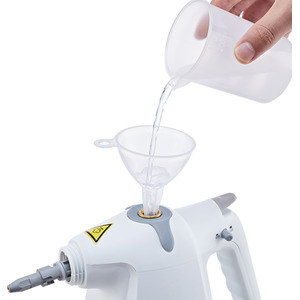 Livingandhome 1000W Handheld Steam Cleaner - White, Grey by Livingandhome