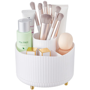 Swivel Makeup Organiser - White / 12.5cm by komore