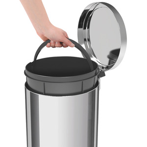 Tramontina Stainless Steel Pedal Bin - Silver / 30l by Tramontina