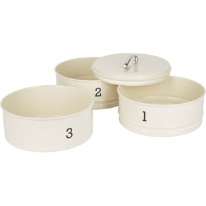 Living Nostalgia Three Tier Cake Tin - Neutral by Living Nostalgia