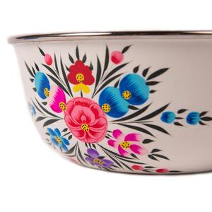 Pansy Picnic Bowl - 21.5cm - Cotton Pansy / 18.5cm by Billy Can