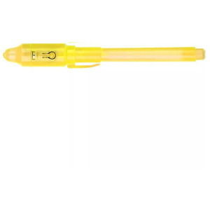 2PCS Invisible Ink Secret Message Pens Set with Light - Yellow by UMKY