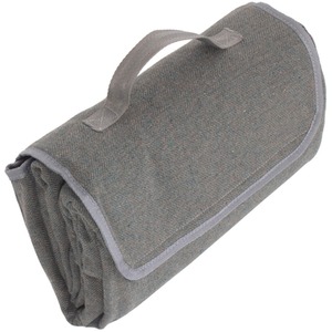 Grey Tweed Picnic Blanket - Grey by Red Hamper