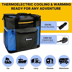Michelin Portable 12V 14L Cooler Warmer - Blue by Koolatron