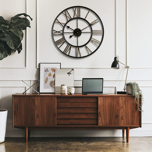 Brush Bronze Metal Clock - Brush Bronze by Audlee