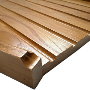 Wooden Draining Board Traditional Belfast Butler Sink - Brown New by NOVECRAFTO