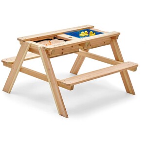 Wooden Sand & Water Picnic Table - Brown by Plum