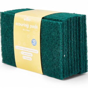 Pack of 10 Scouring Pads - Green