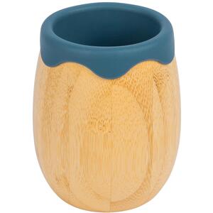 130ml Bamboo Baby Trainer Cup - Navy Blue / 8cm by Tiny Dining