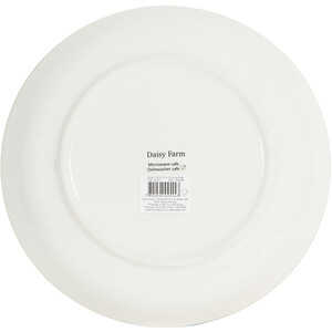 Daisy Farm Serving Bowl - White