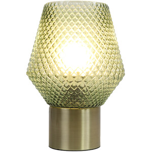Juniper Glass Table Lamp - Green