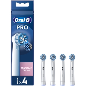 Oral-B Pro Sensitive Clean Toothbrush Heads, 4 Counts - White by Oral-B