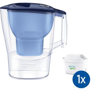 Brita Aluna 2.4L Water Filter Jug including 1 Maxtra Pro cartridge - Blue by Brita