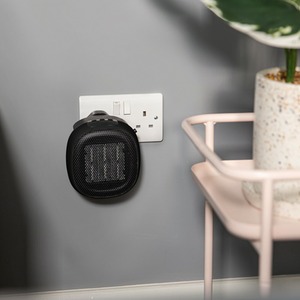 700W Electric Wall Heater - Black