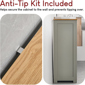 Priano 4 Drawer Freestanding Unit - Grey by Vida Designs