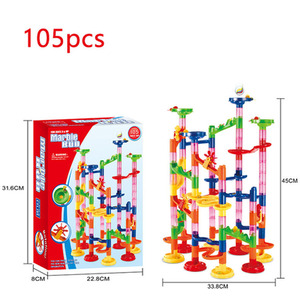 Marble Run Toy Set - 105-piece / 105